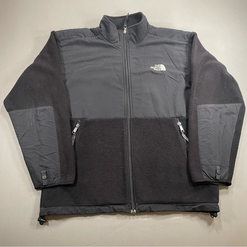 The North Face Kids Denali Full Zip Fleece Polartec Jacket, Black, Youth XL